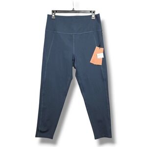 Girlfriend Collective Leggings Womens XL Midnight Blue High Rise Compressive